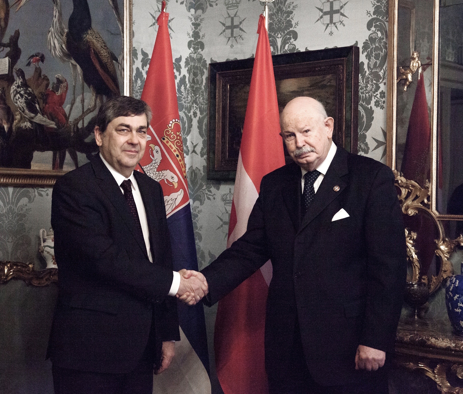 Ambassador of Serbia presented his Credential Letters to the Sovereign Order of Malta